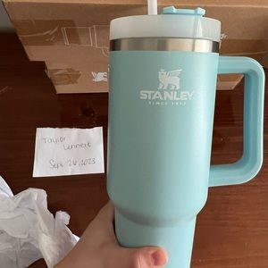 Brand new with original box aqua OG Stanley 40oz tumbler